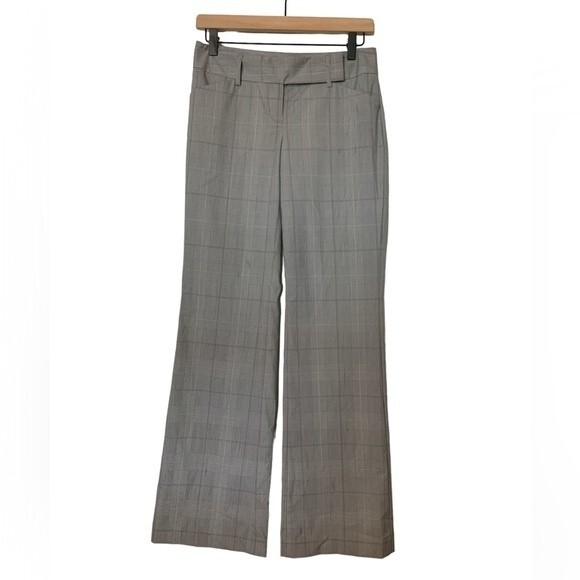 Nwt Express low waist Design Studio Plaid Wide Leg Pant. Size 0 - Picture 1 of 6